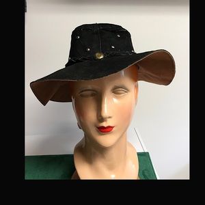 Costume Kids Black Hippy Hat  6-8 year old